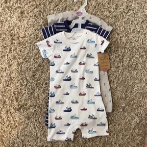 3 rompers - Touched By Nature